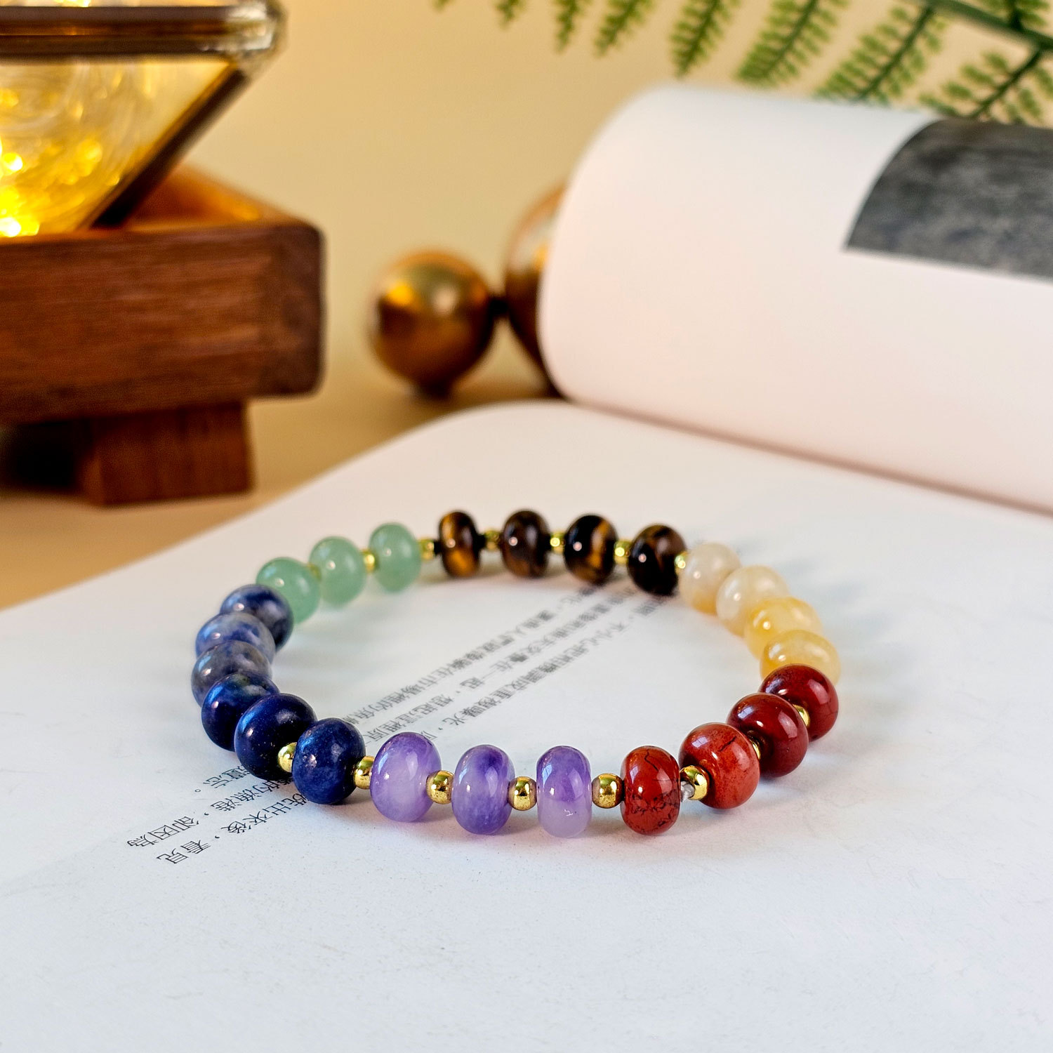 9 Feb - Saven Chakra Design Bracelet