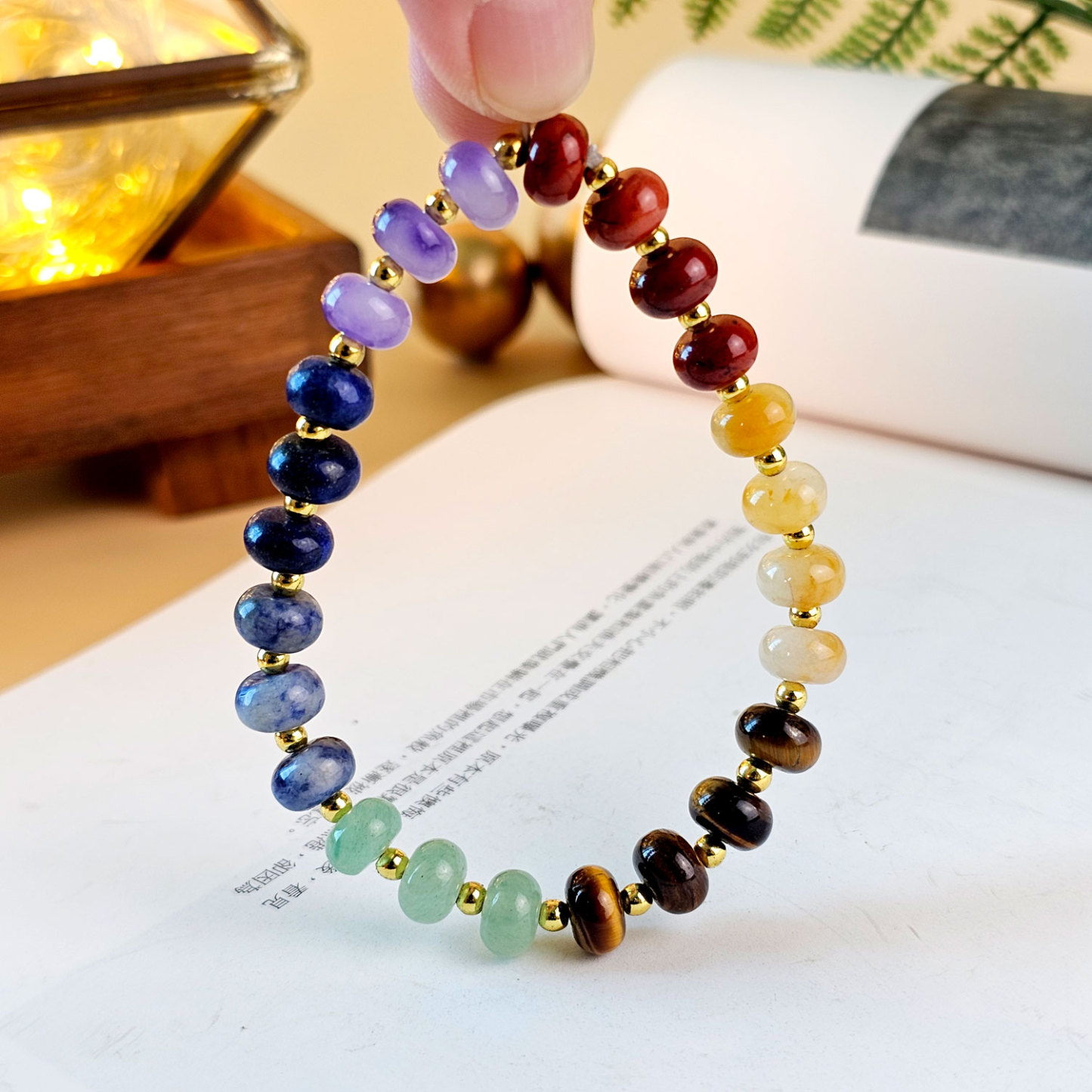 9 Feb - Saven Chakra Design Bracelet