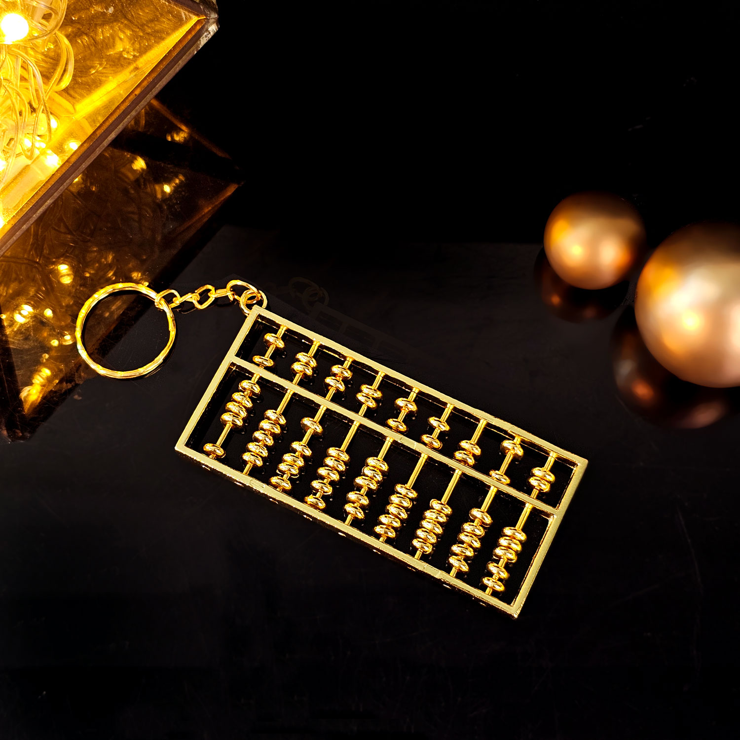 13 Feb - Copper Abacus Keychain