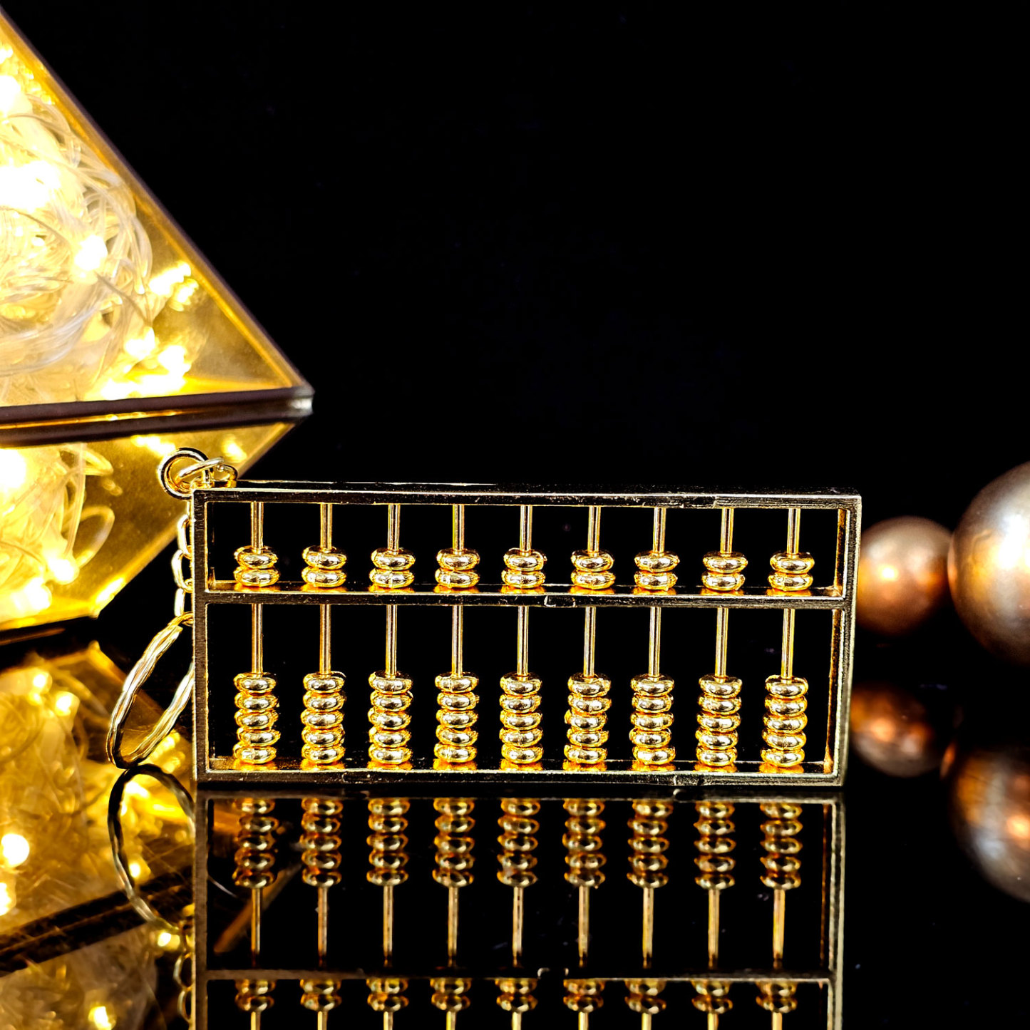 13 Feb - Copper Abacus Keychain