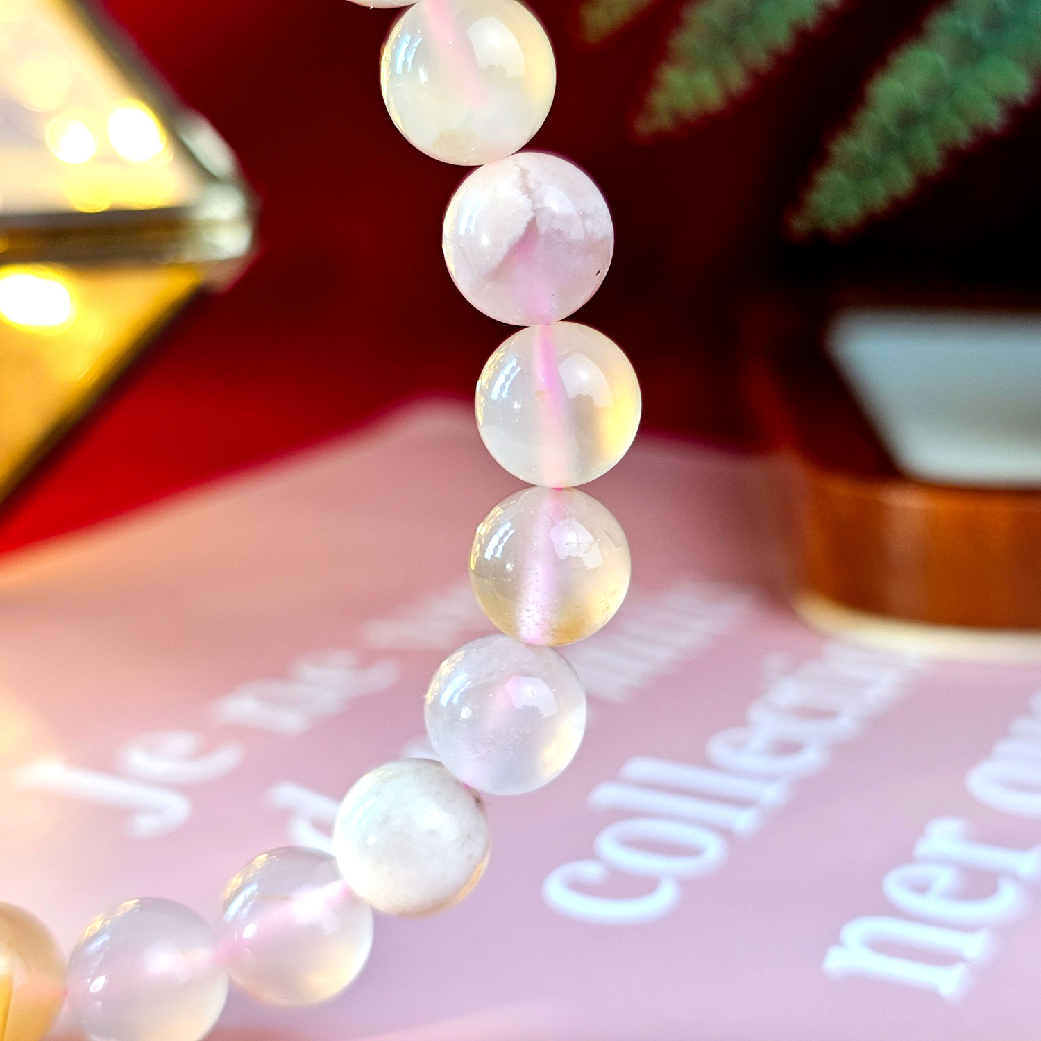 26 Feb - Sakura Agate Bracelet