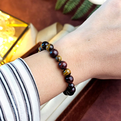 17 Mar - 8mm Tiger Eye Bracelet