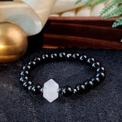 13 Mar - Black Obsidian Bracelet