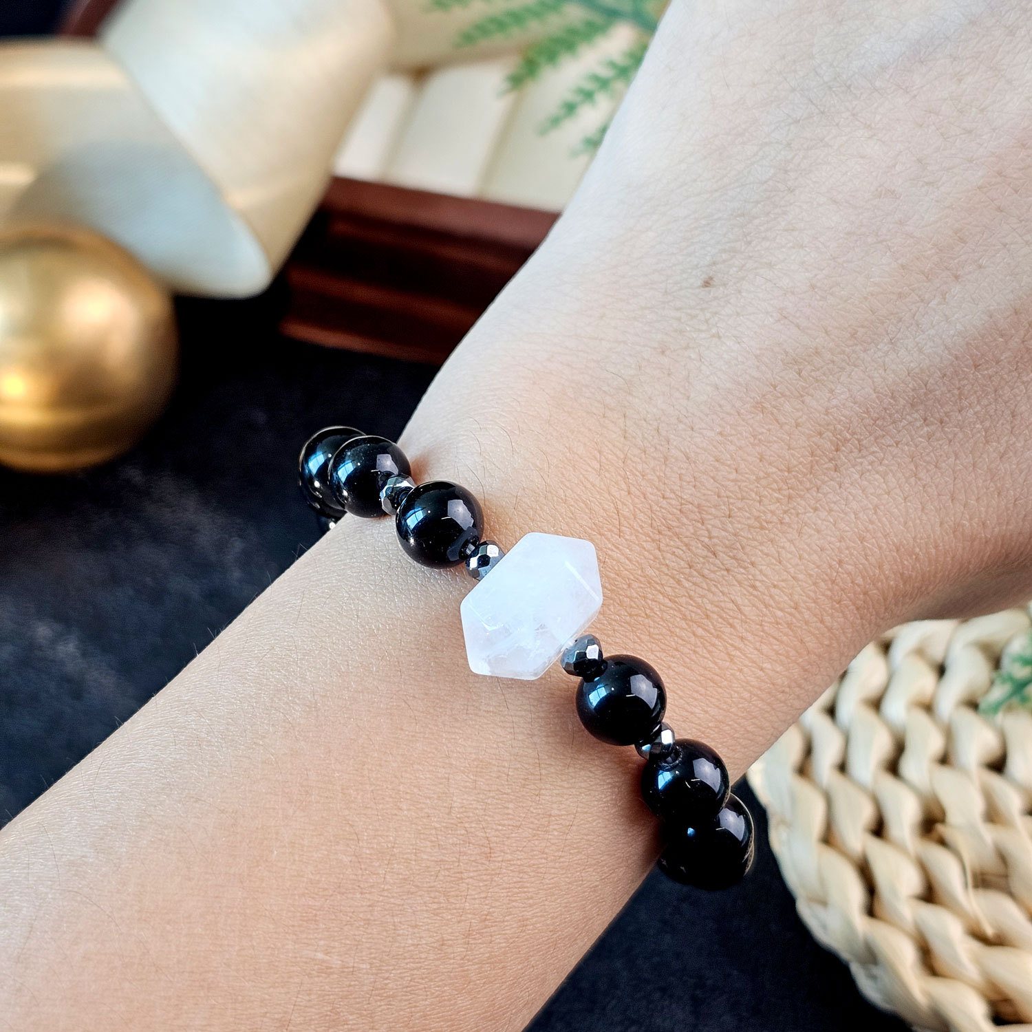 13 Mar - Black Obsidian Bracelet