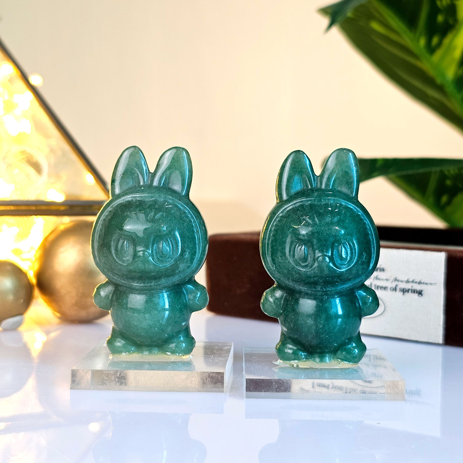 13 Mar - Aventurine Labubu Deco - BIG