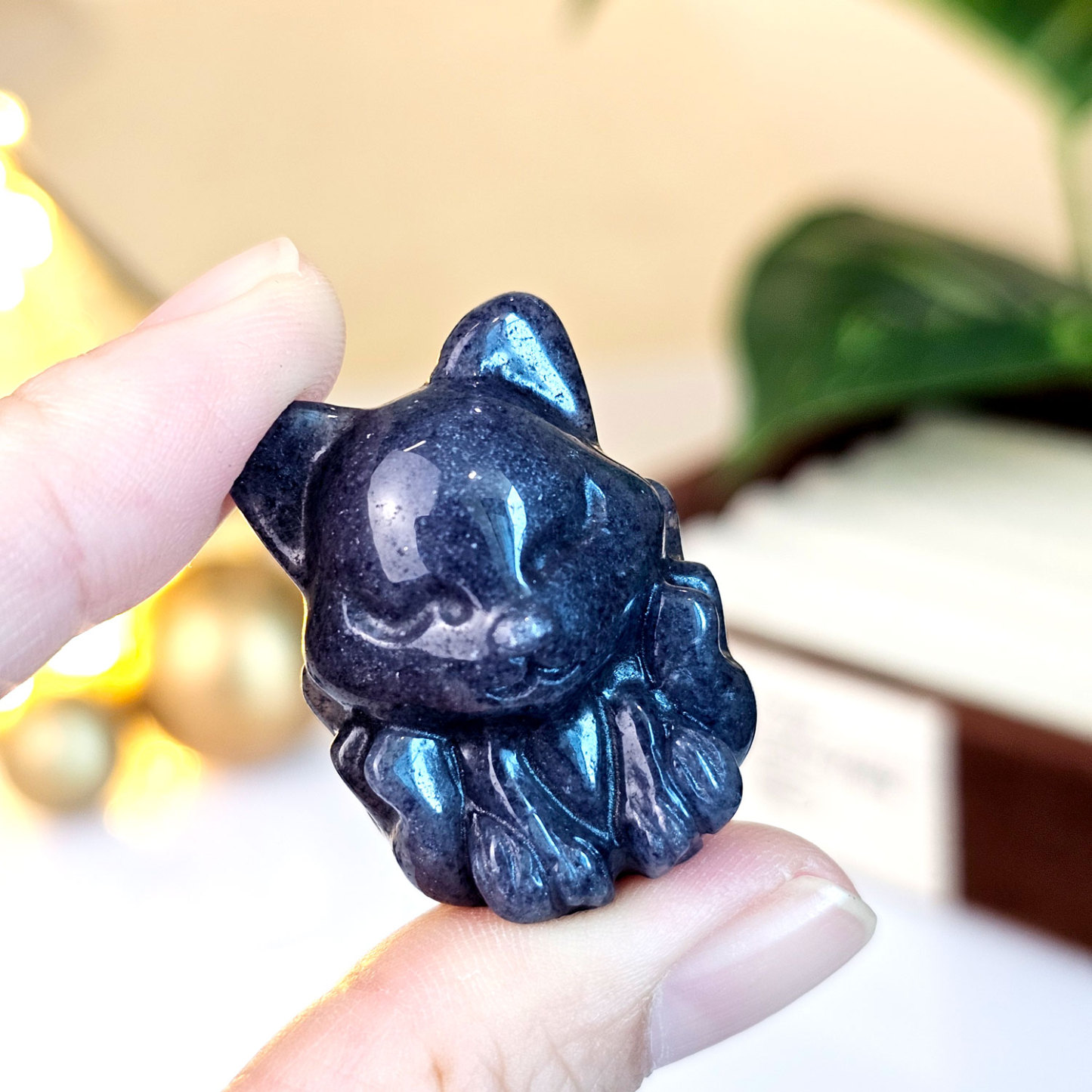 12 Mar - Blue Aventurine Nine Tail Fox