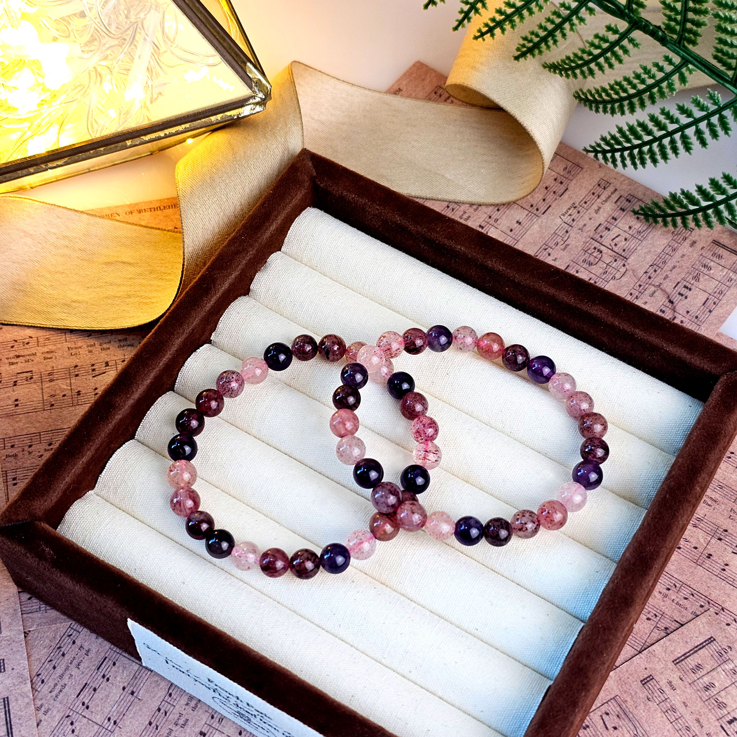 23 Mar - Strawberry Super Seven Bracelet