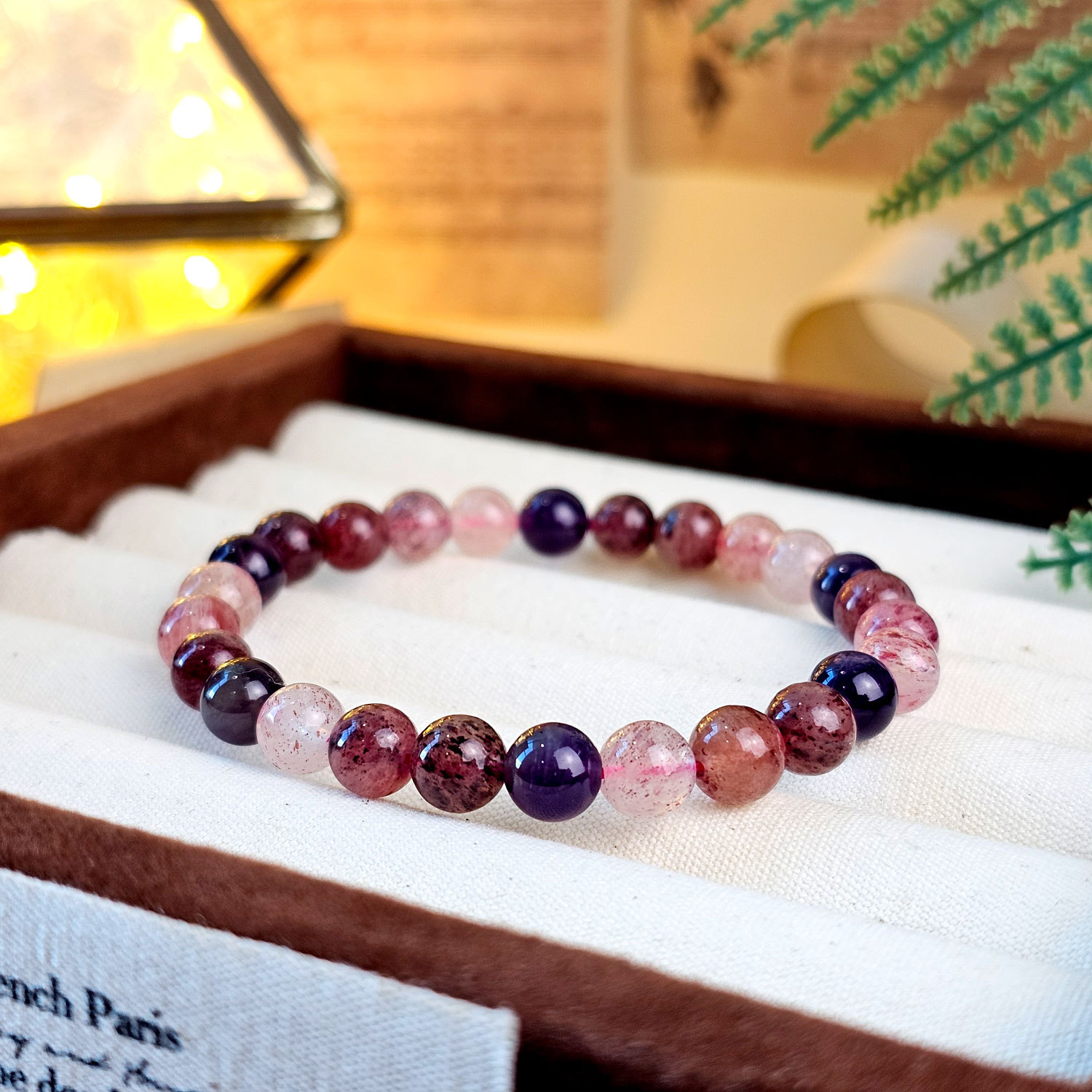 23 Mar - Strawberry Super Seven Bracelet