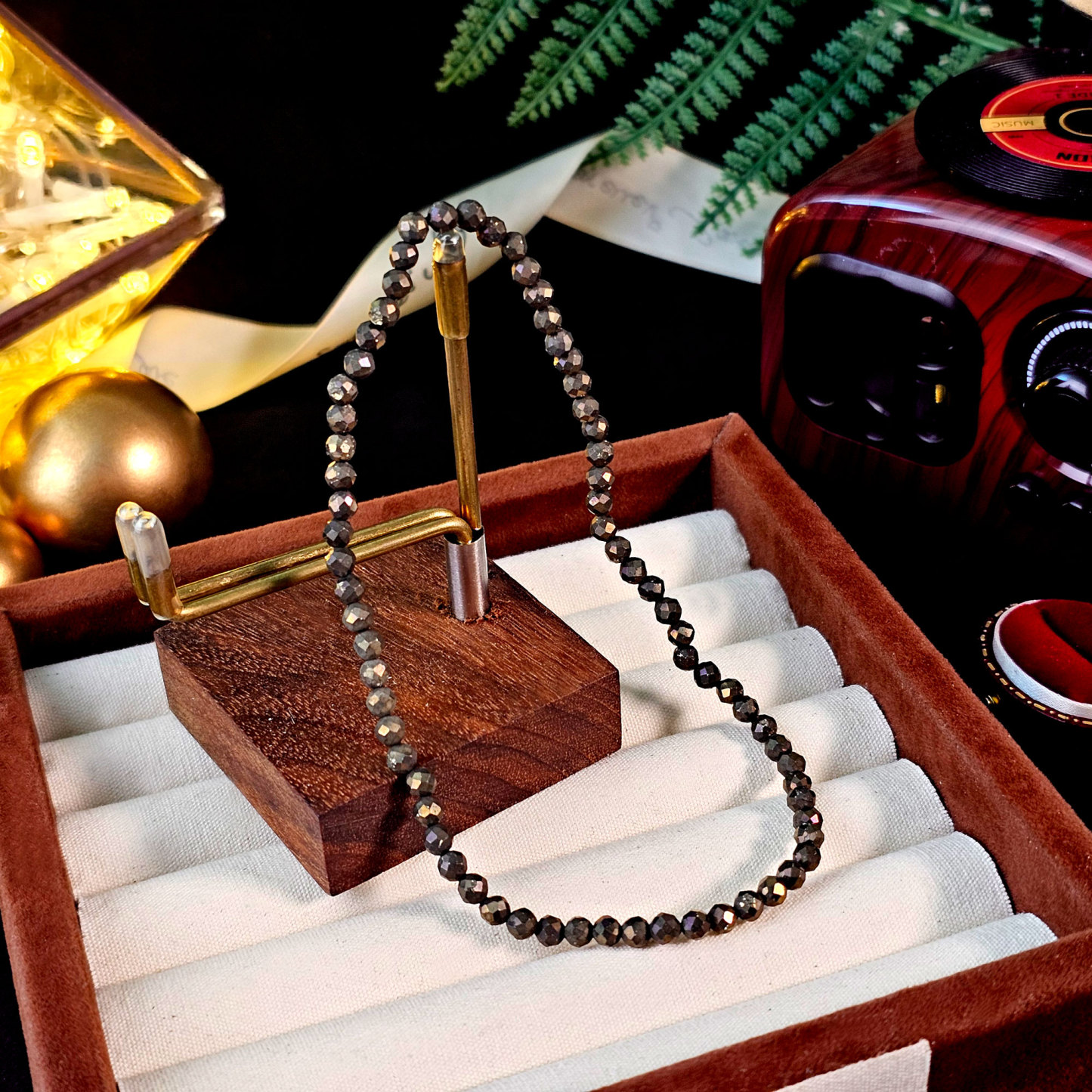 1 Apr - Pyrite Anklet