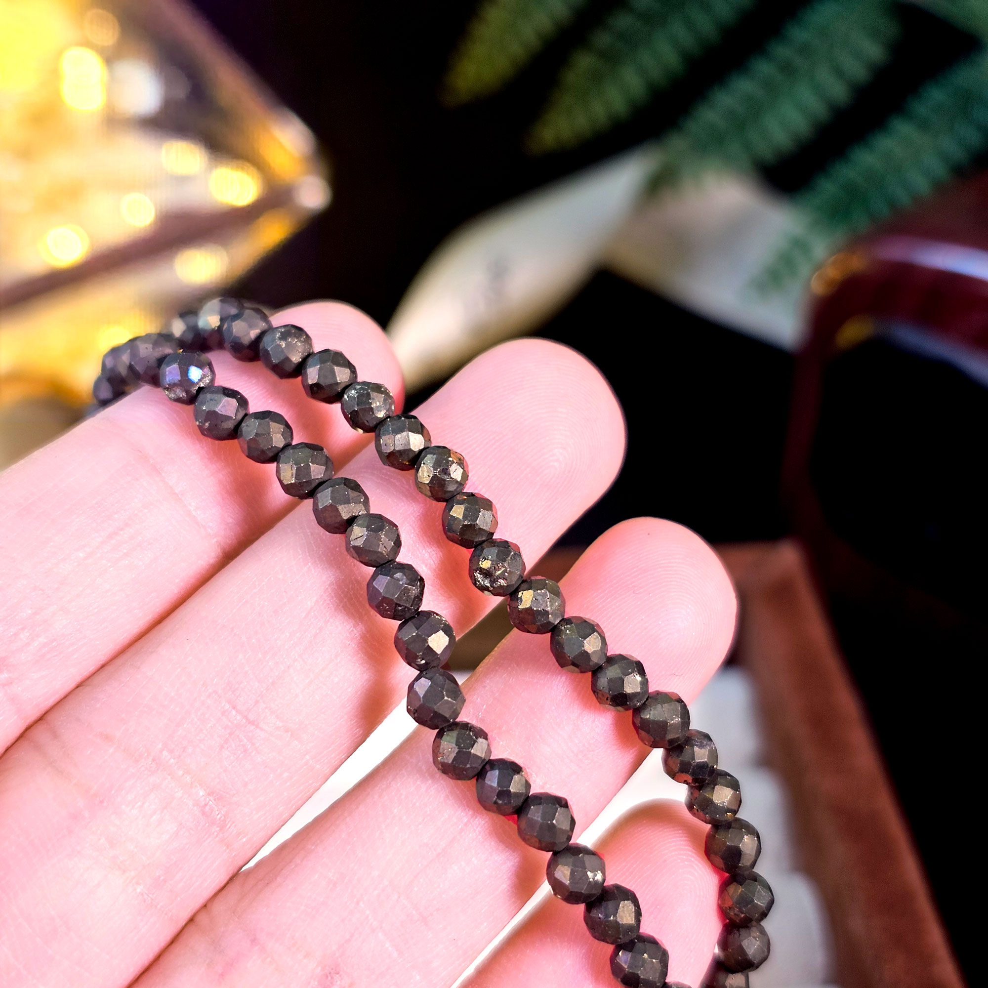 1 Apr - Pyrite Anklet