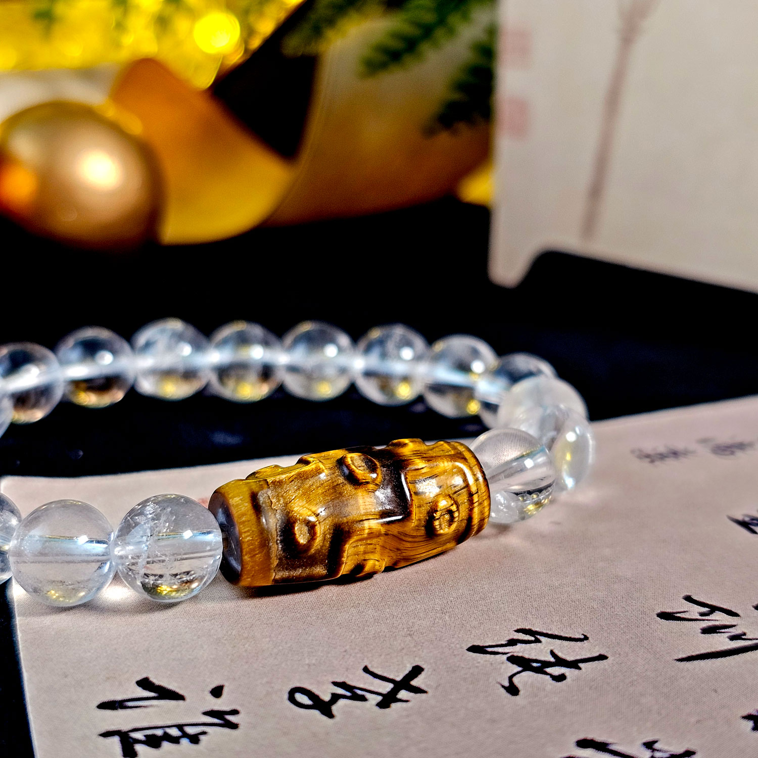 2 Apr - Tiger Eye Nine Eye Dzi