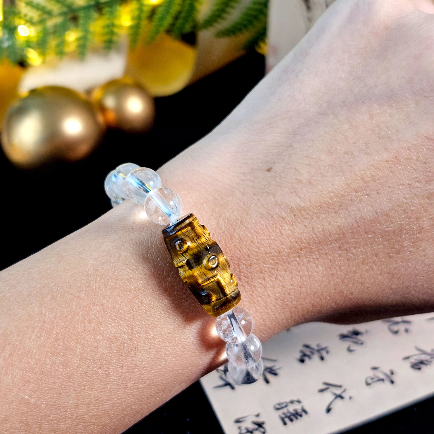 2 Apr - Tiger Eye Nine Eye Dzi