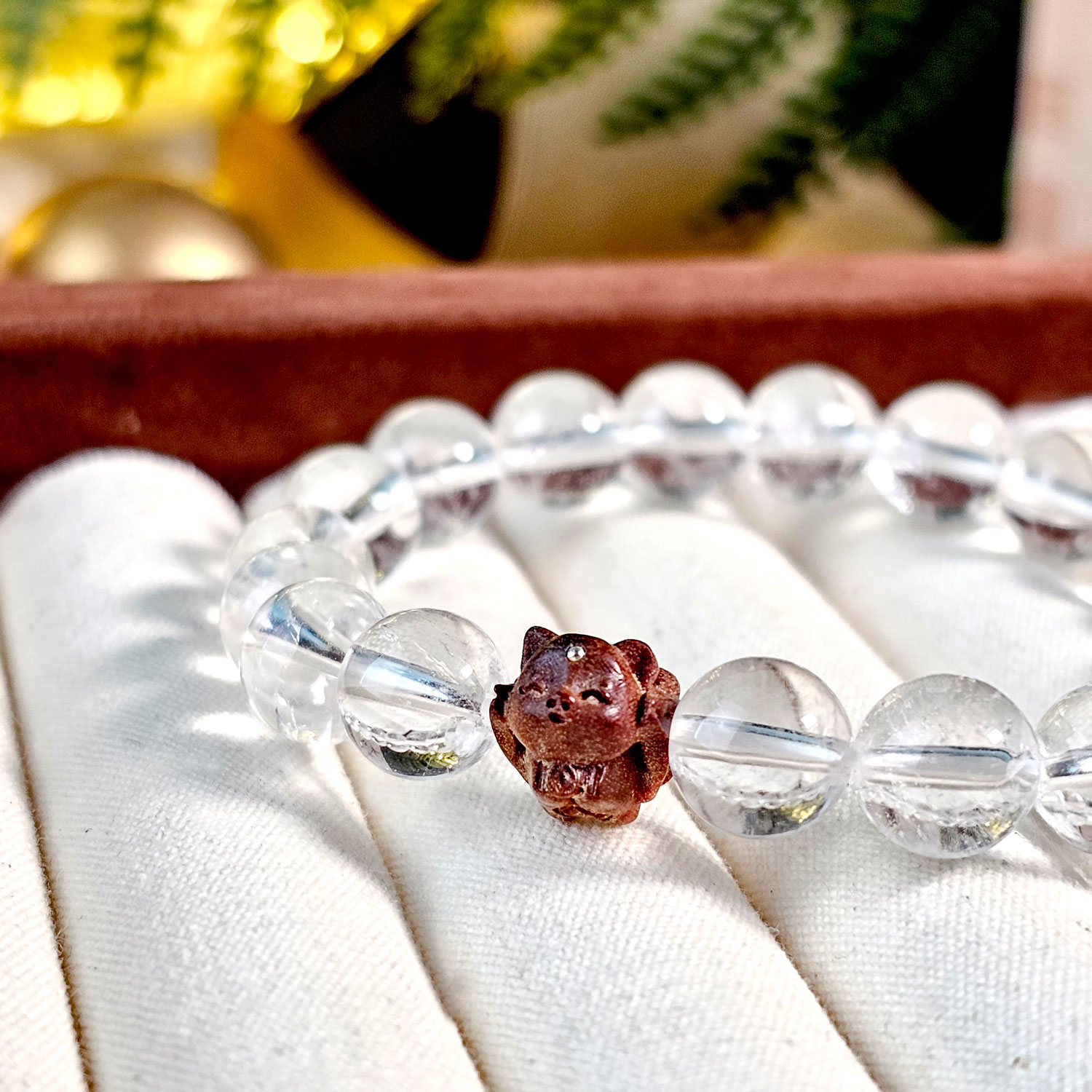 1 Apr - Old Sandal Wood Nine Tail Fox Charm