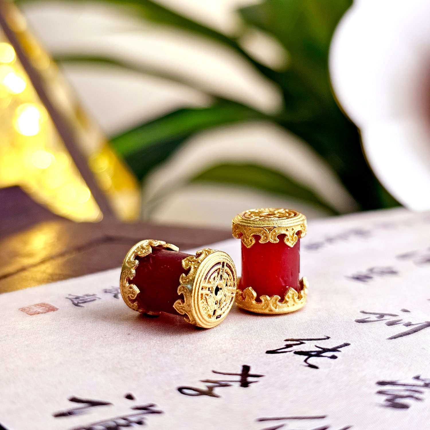 Red Chalcedony Charm 红玉髓配件