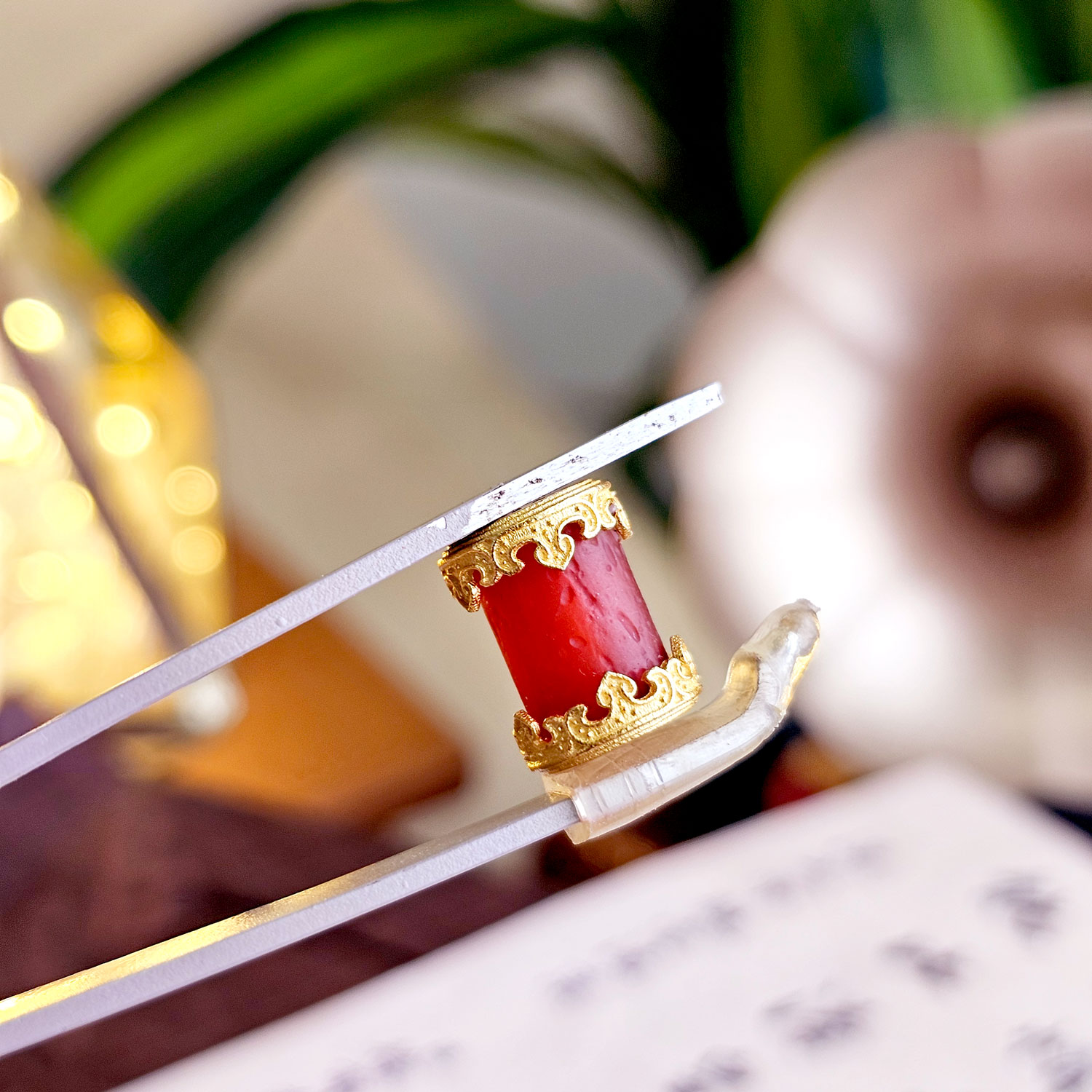 Red Chalcedony Charm 红玉髓配件