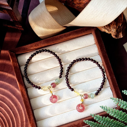 10 Apr - Red Garnet DIY Bracelet