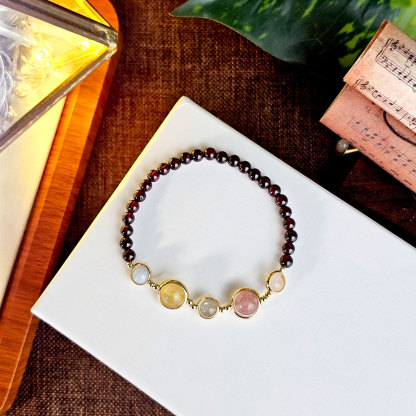 14 Apr- Red Garnet Bracelet