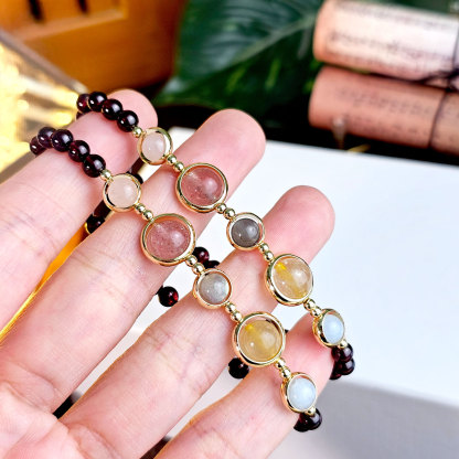 14 Apr- Red Garnet Bracelet