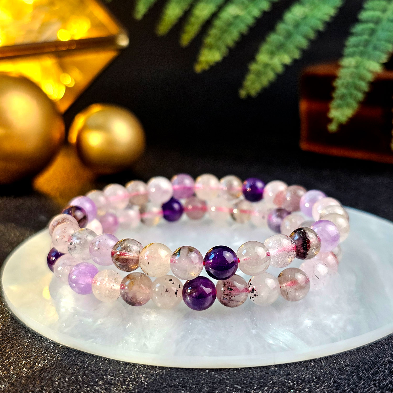 15 Apr - 6mm Super Seven Bracelet