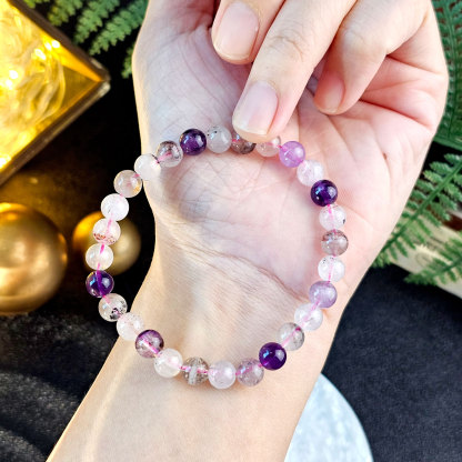 15 Apr - 6mm Super Seven Bracelet