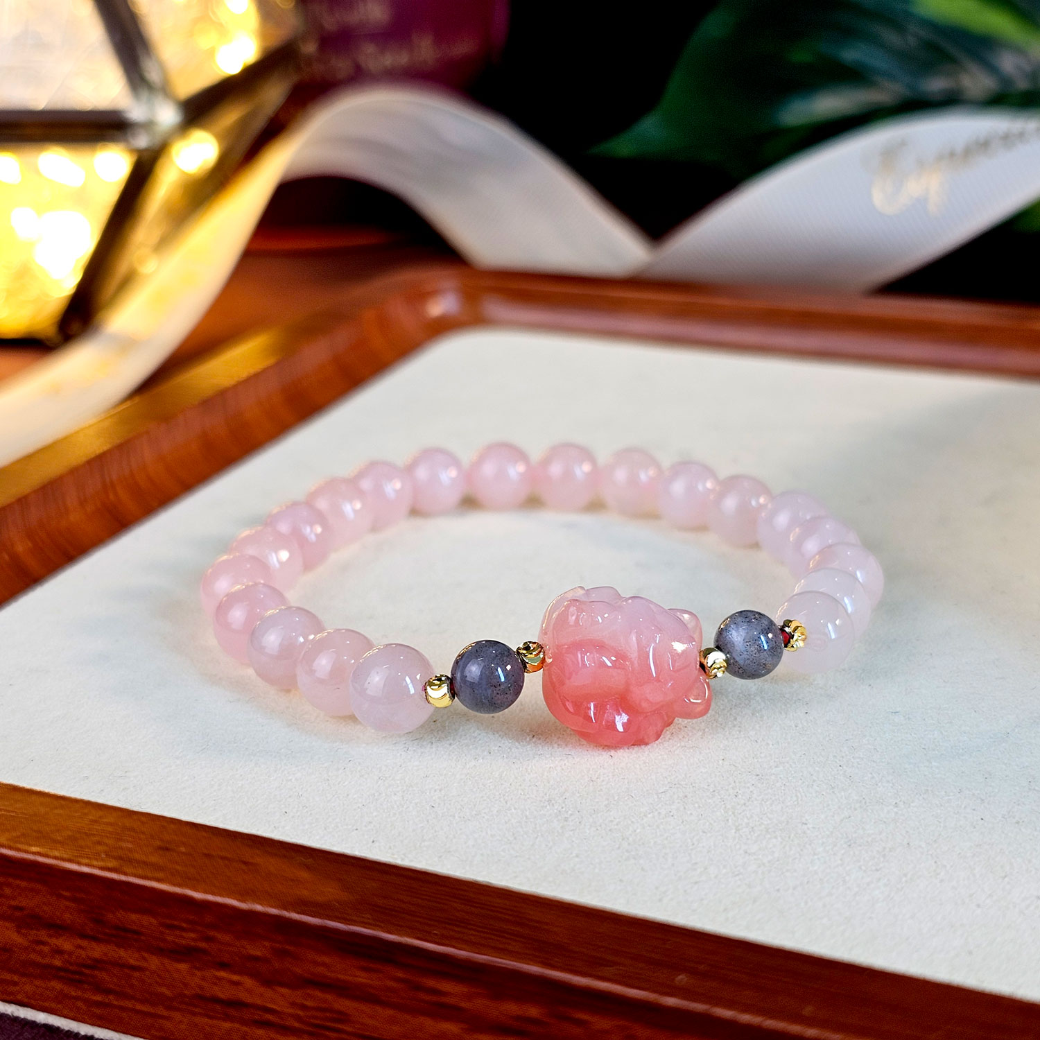 16 Apr - Rose Quartz DIY Bracelet