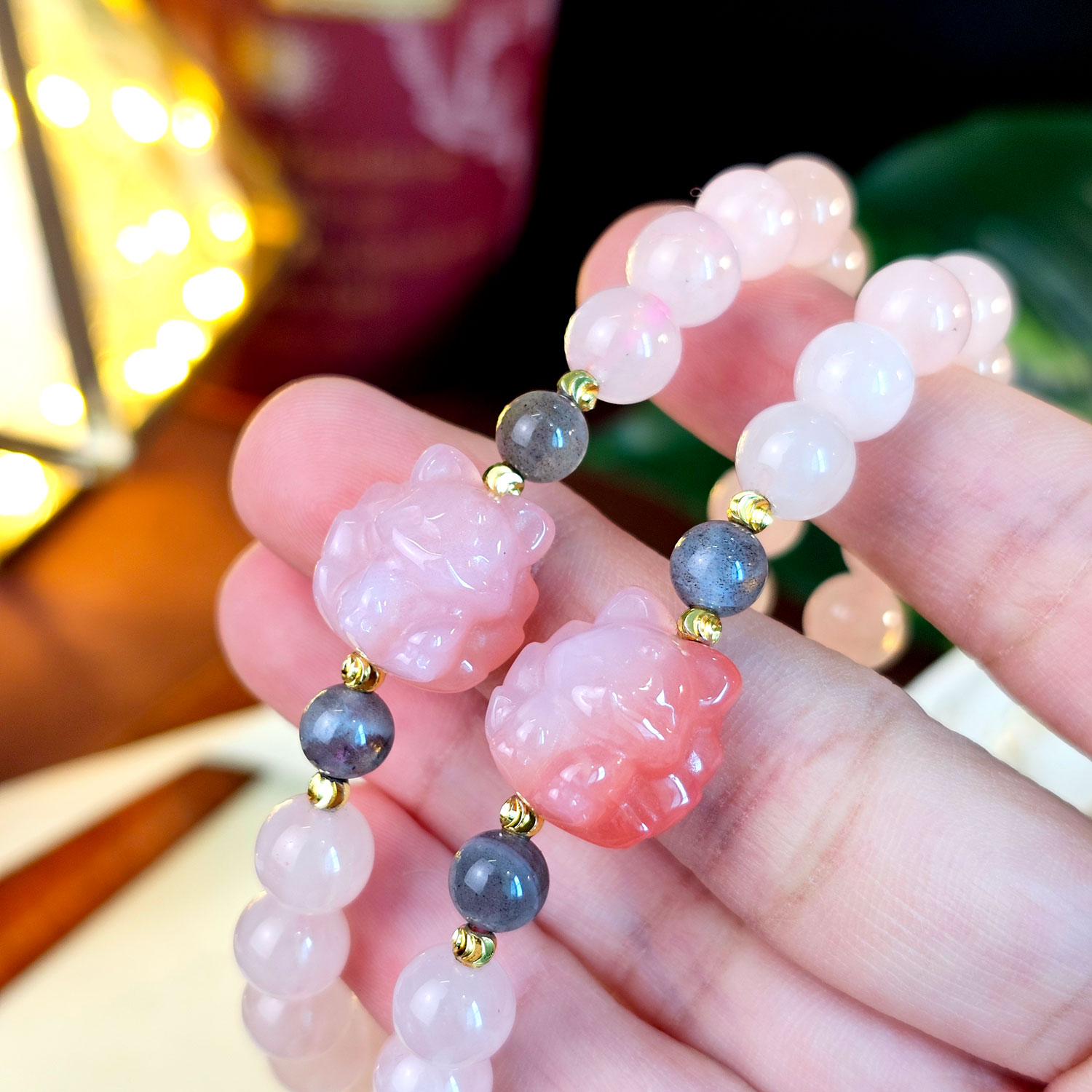 16 Apr - Rose Quartz DIY Bracelet