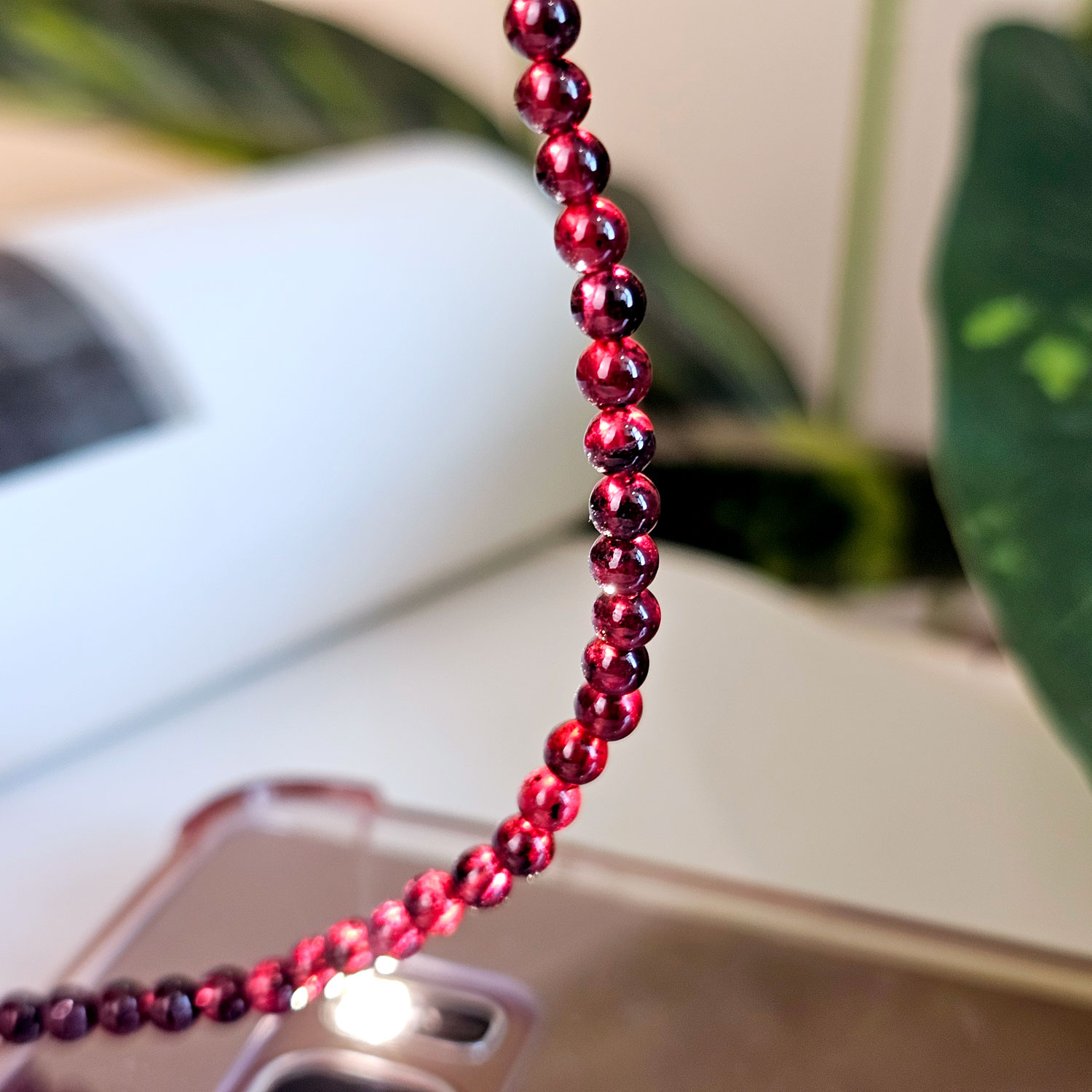 22 Apr- Garnet Rosary Bracelet