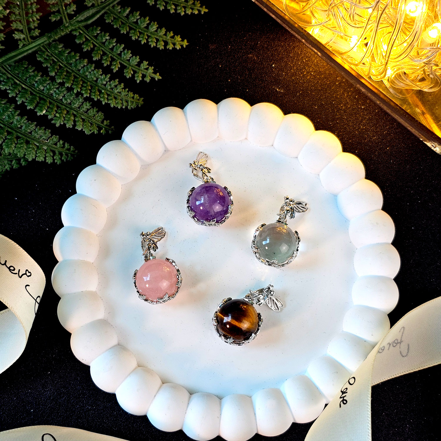 24 Apr - Crystal Angel Pendant