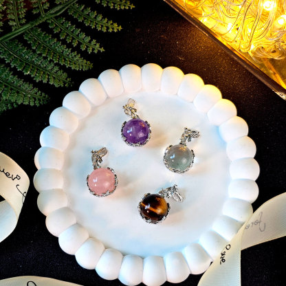 24 Apr - Crystal Angel Pendant