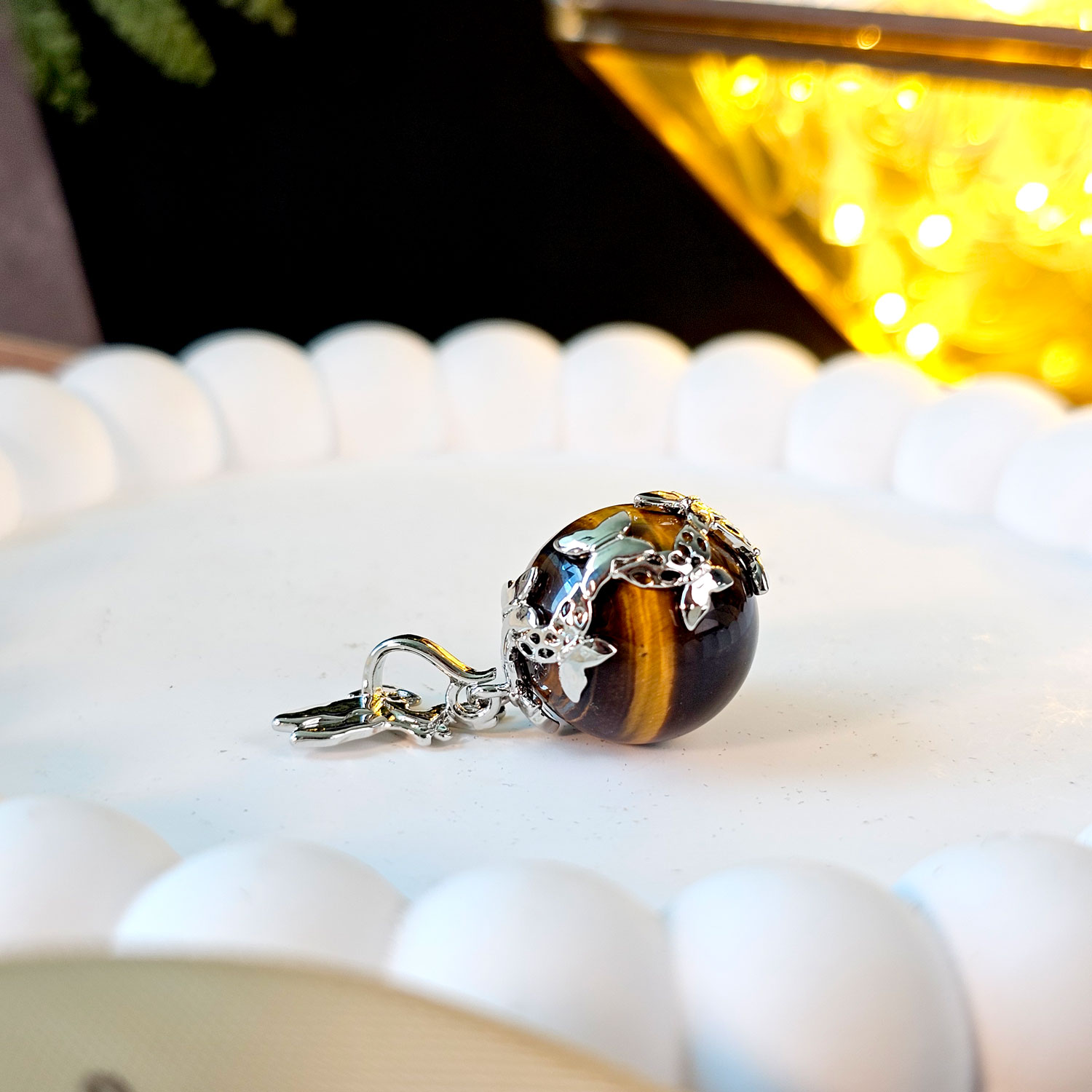 24 Apr - Crystal Angel Pendant