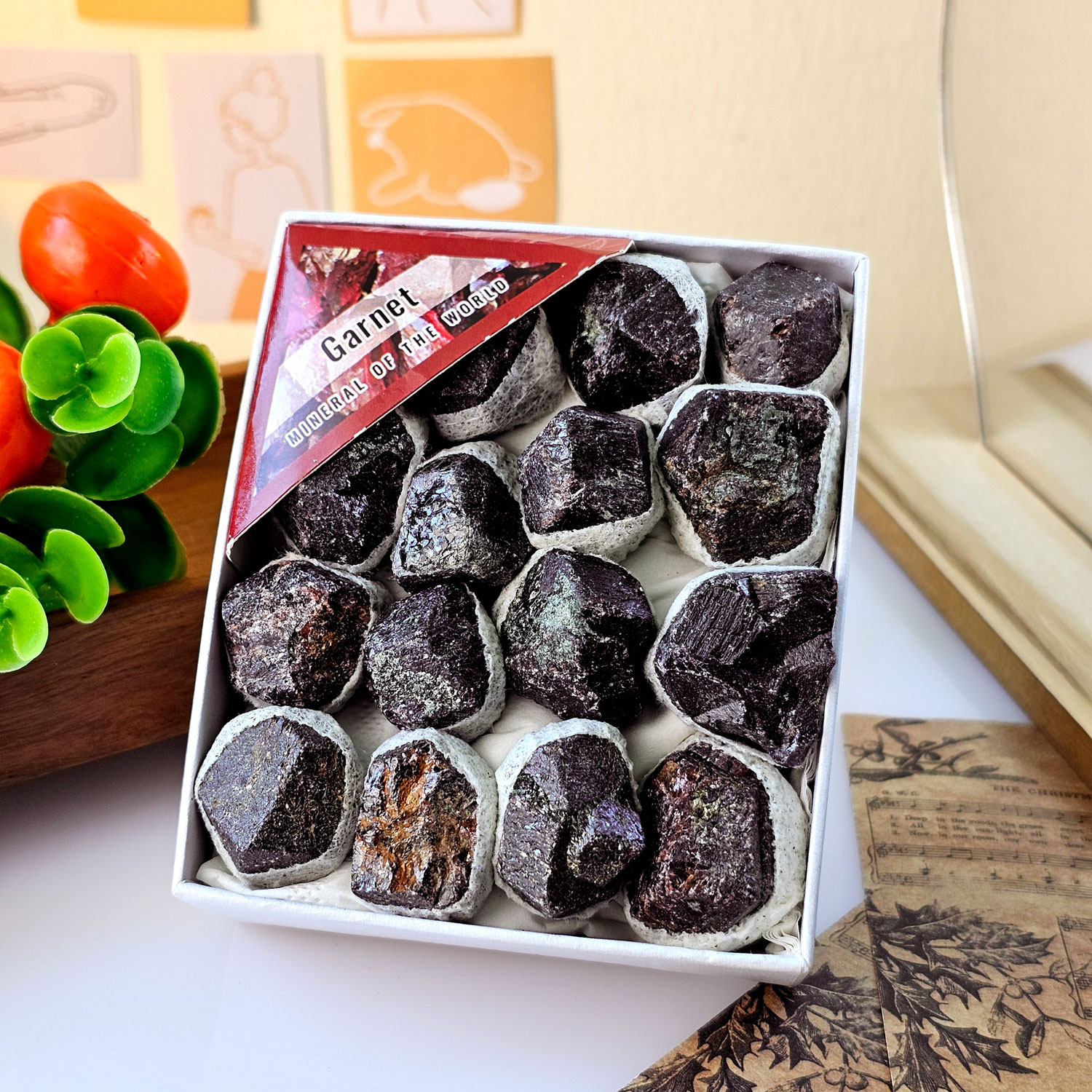 29 Apr - Red Garnet Raw Stone