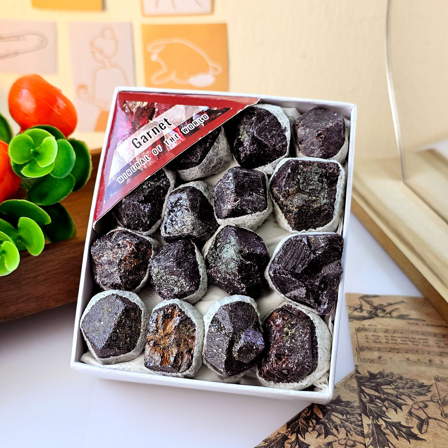 29 Apr - Red Garnet Raw Stone