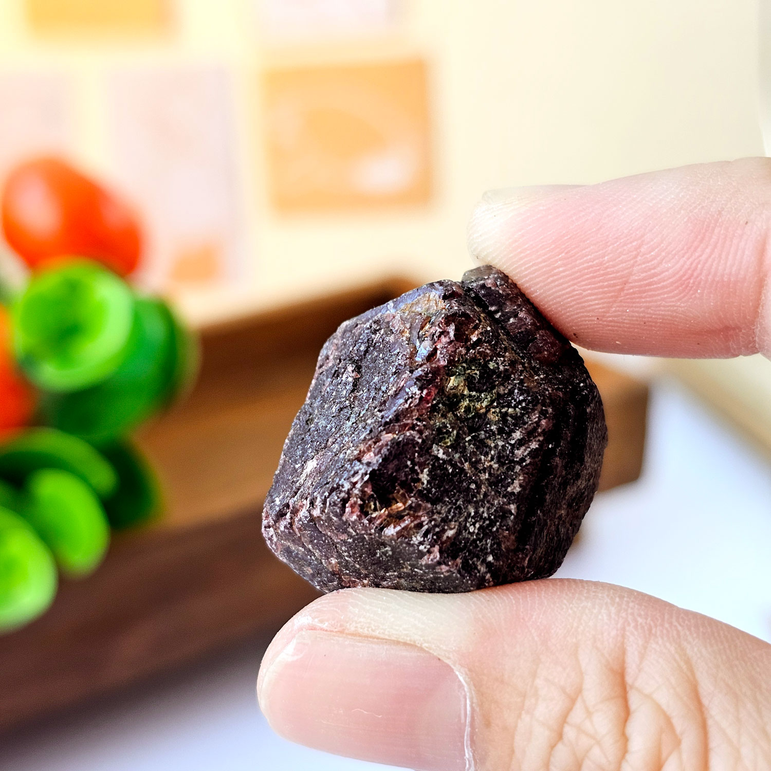 29 Apr - Red Garnet Raw Stone