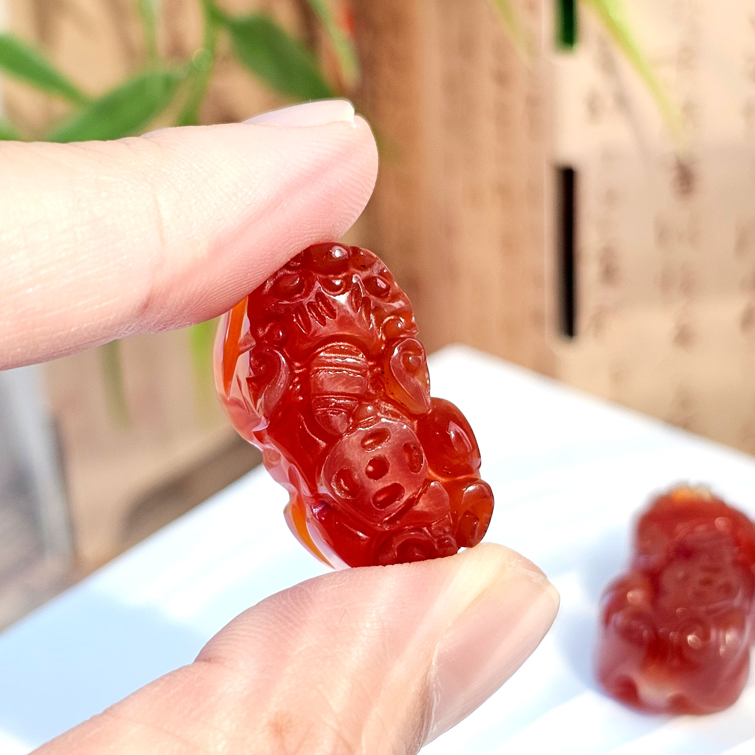 6 May - Red Garnet PiXiu Charm