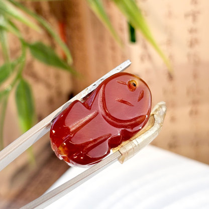 6 May - Red Garnet PiXiu Charm