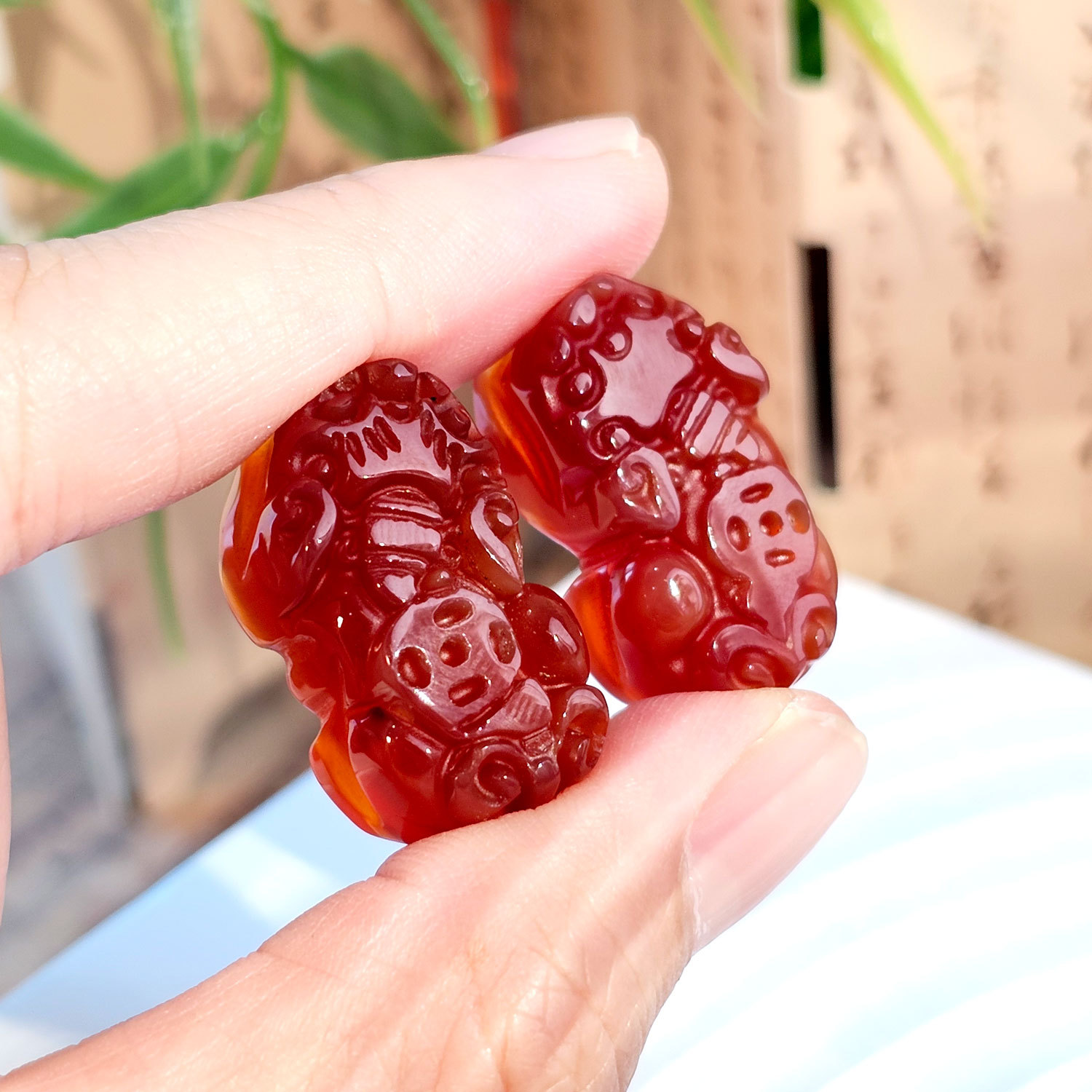 6 May - Red Garnet PiXiu Charm