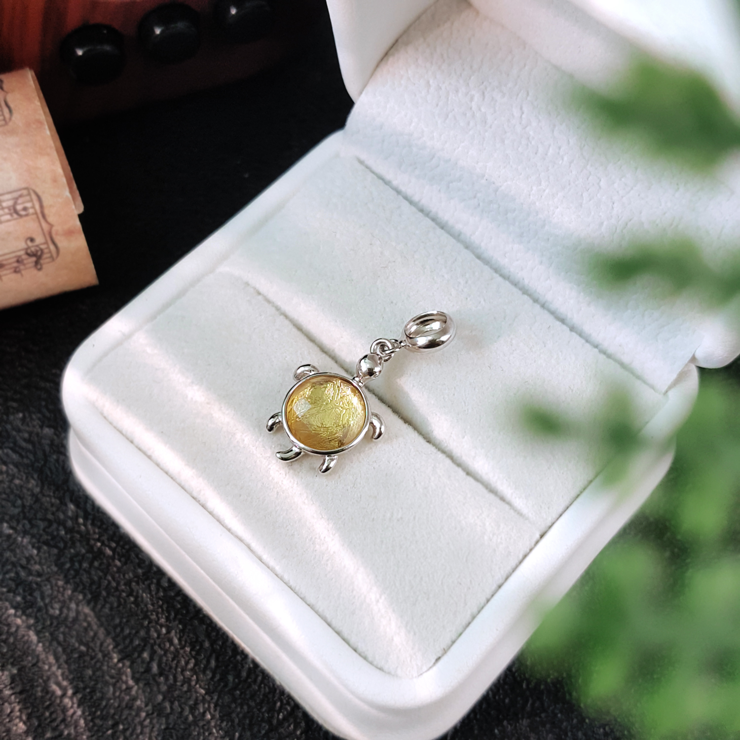 Meoterite Turtle Pendant