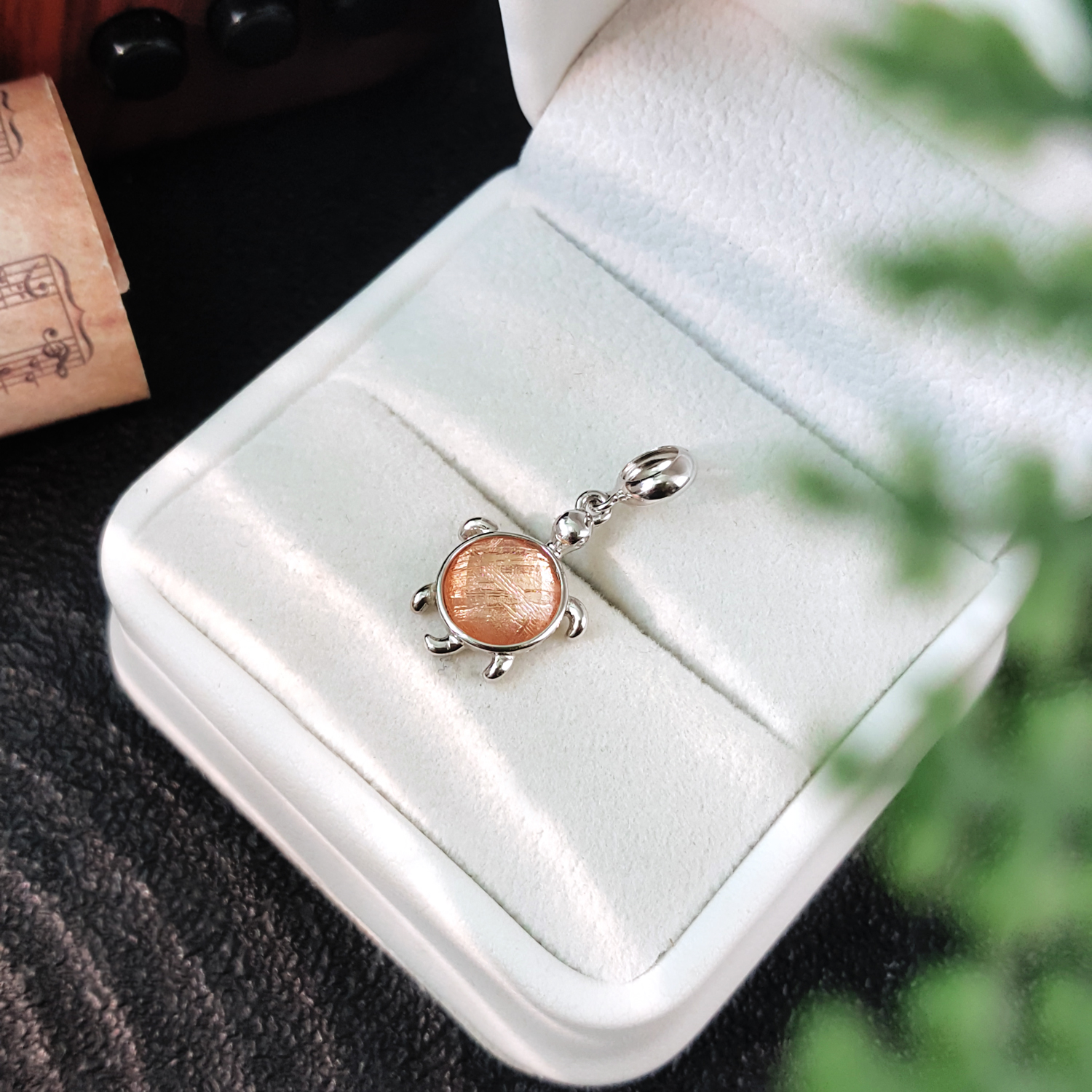 Meoterite Turtle Pendant