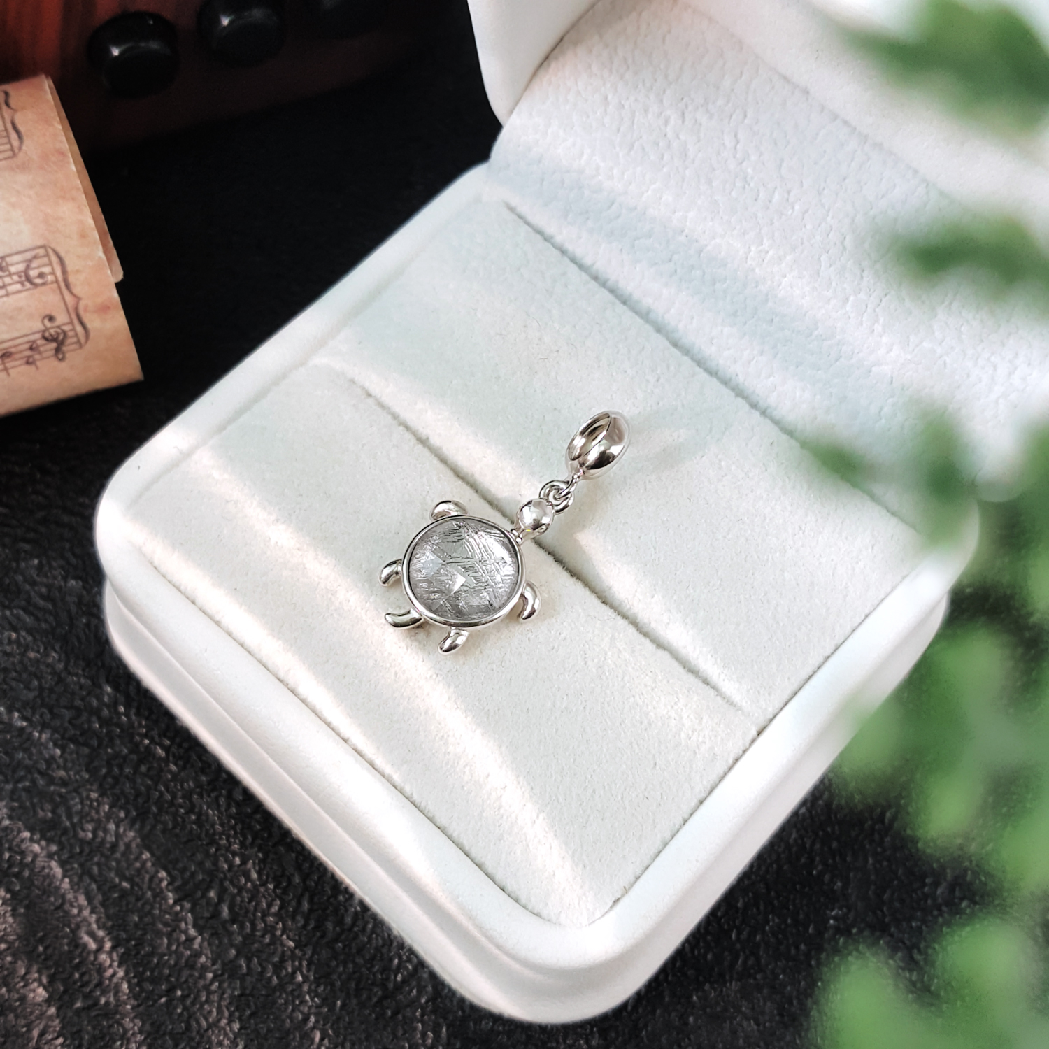 Meoterite Turtle Pendant