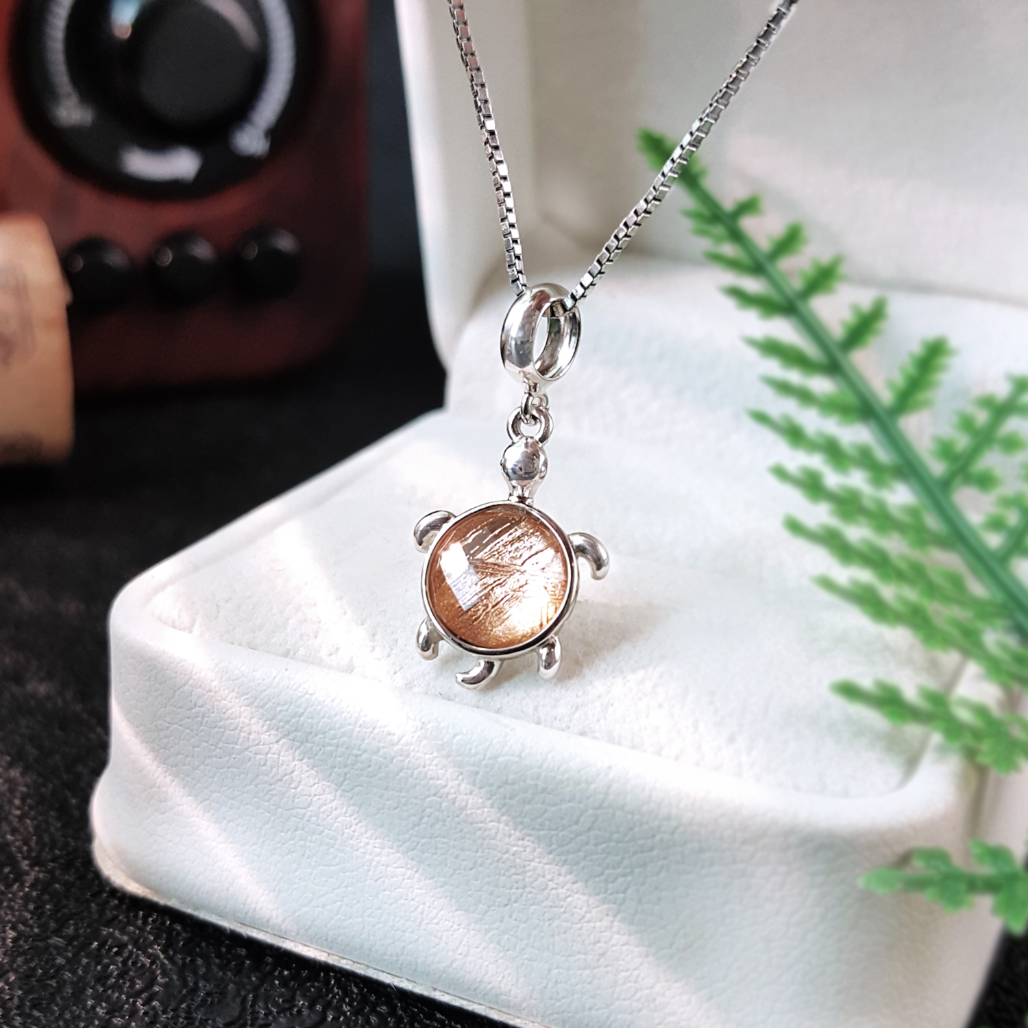 Meoterite Turtle Pendant