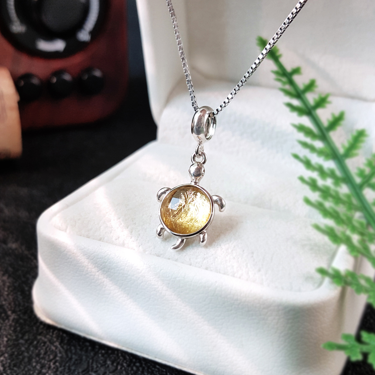 Meoterite Turtle Pendant