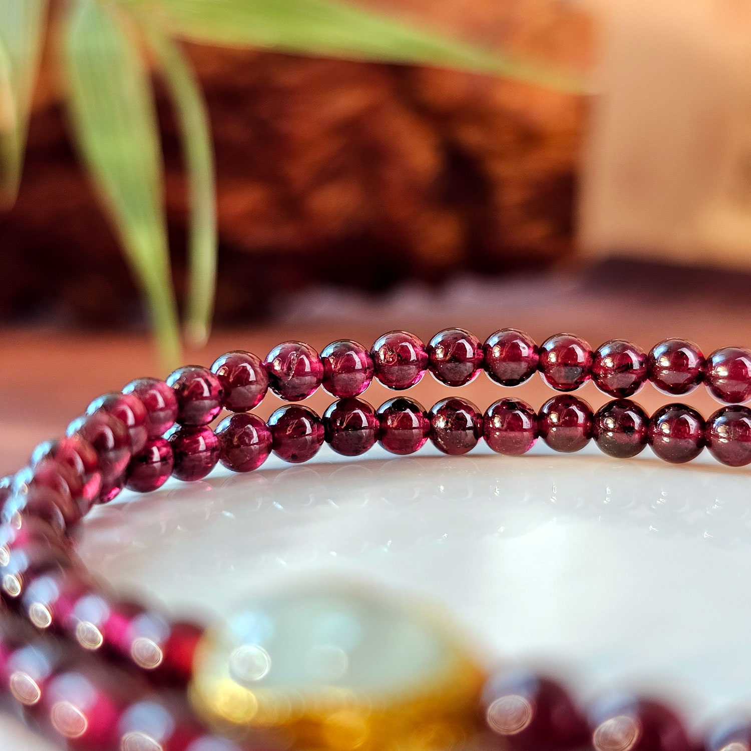 20 May- Red Garnet Rosary Bracelet