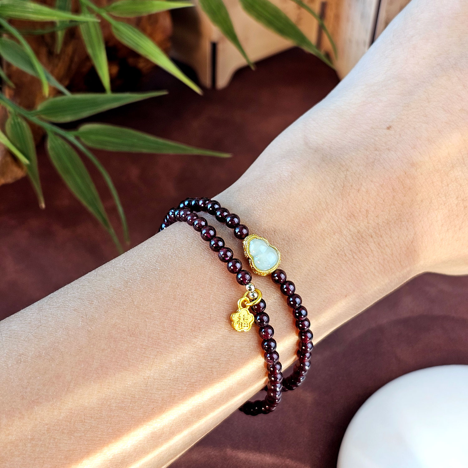 20 May- Red Garnet Rosary Bracelet