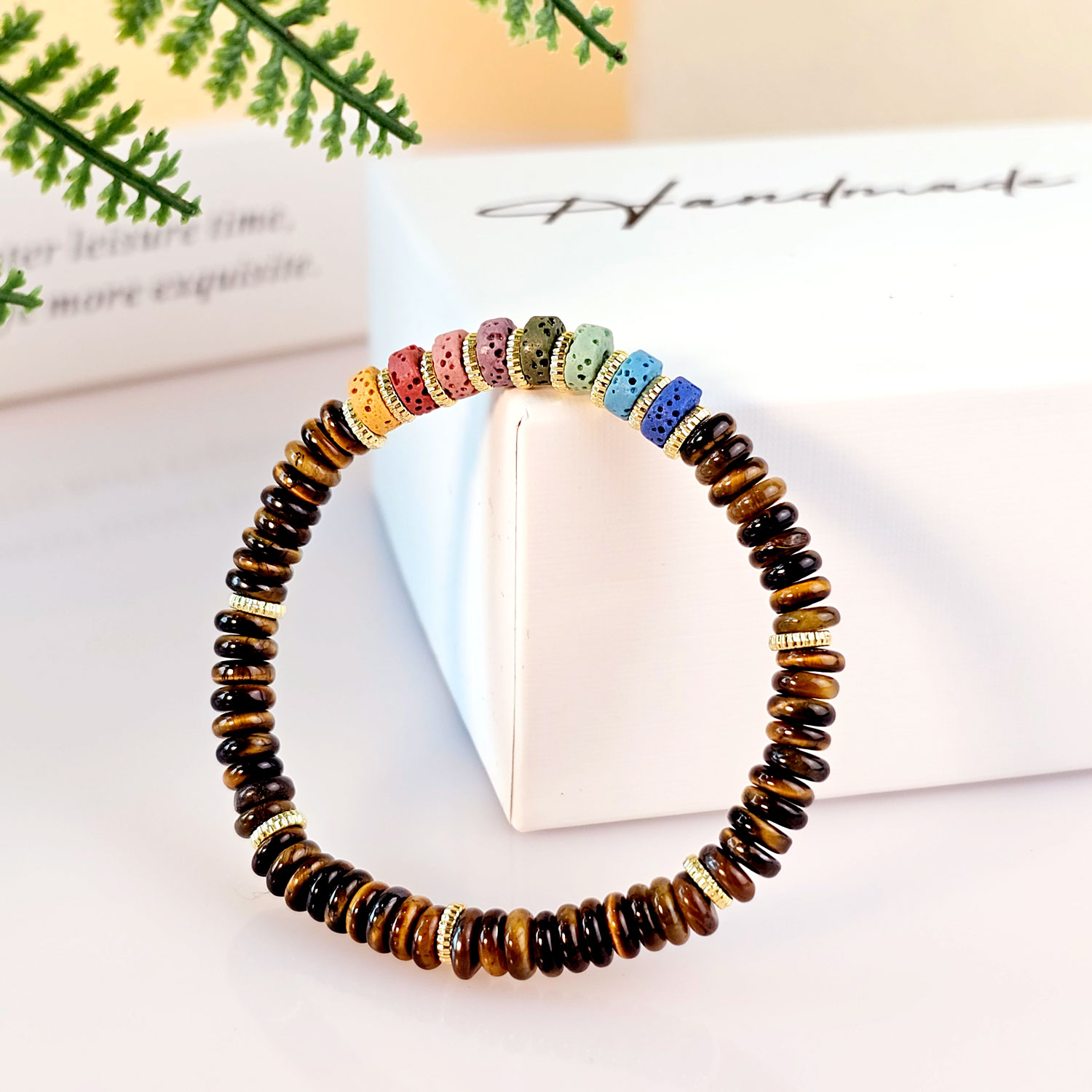 26 May - Tiger Eye with Volcanic Bracelet
