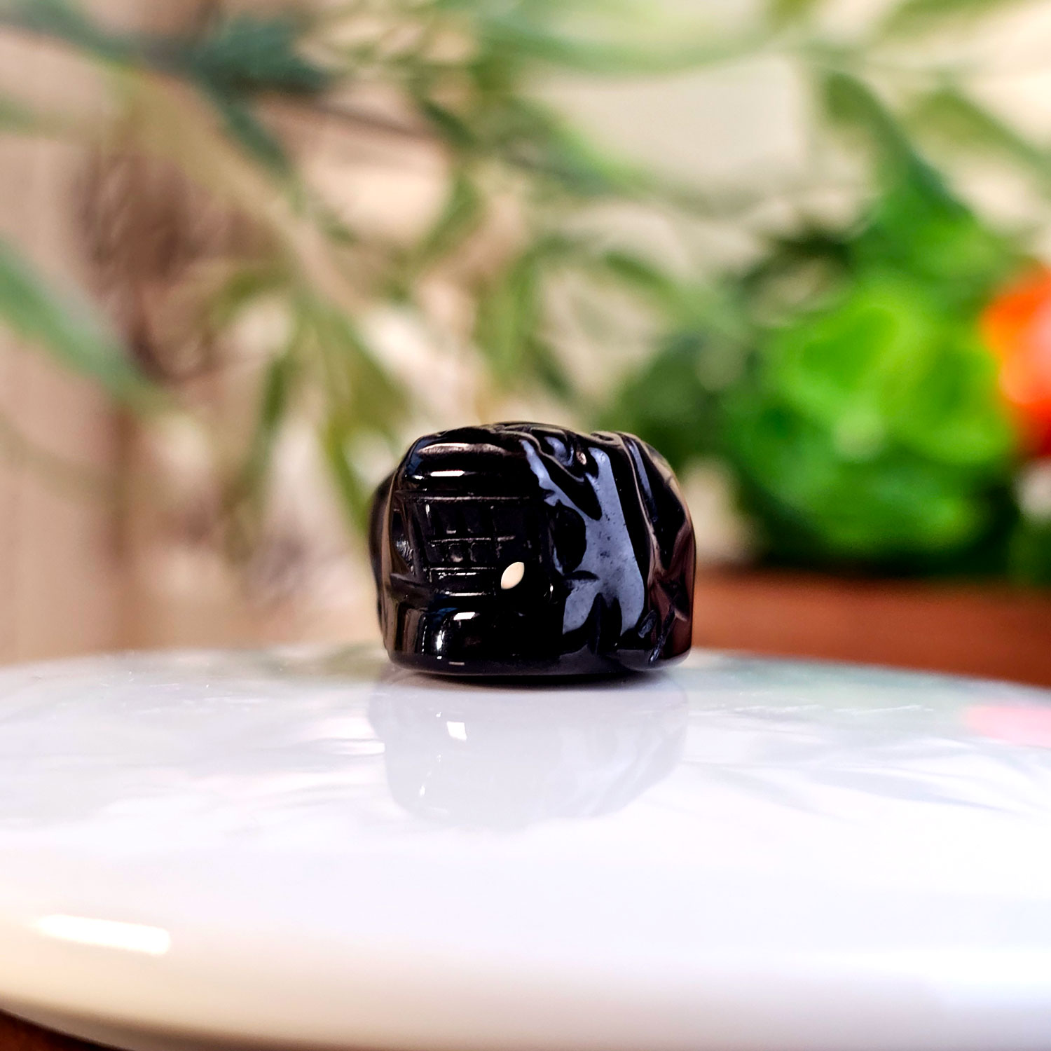 2 Jun - Silver Obsidian PiXiu Charm