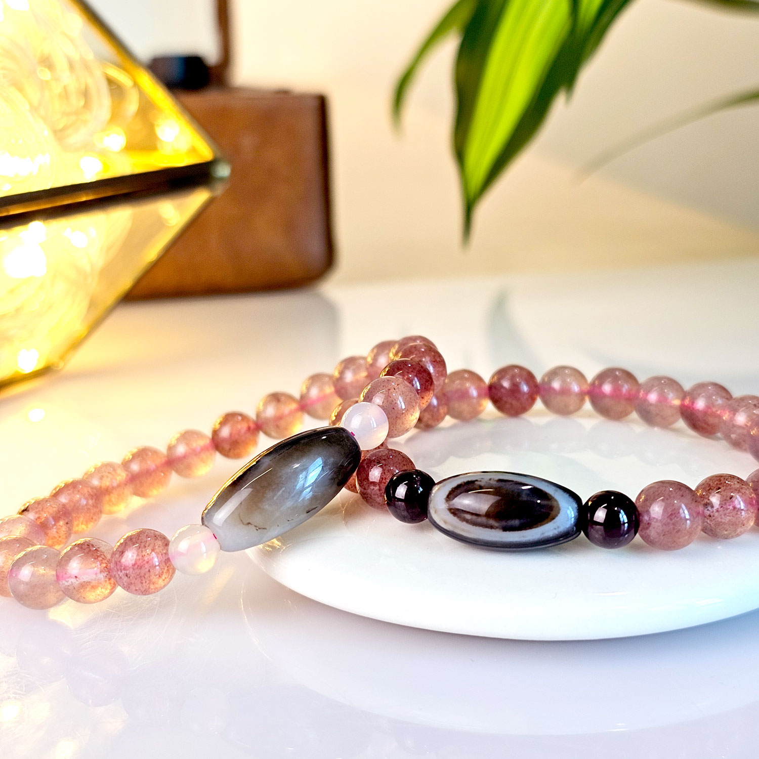 11 Jun - Strawberry Stone Bracelet