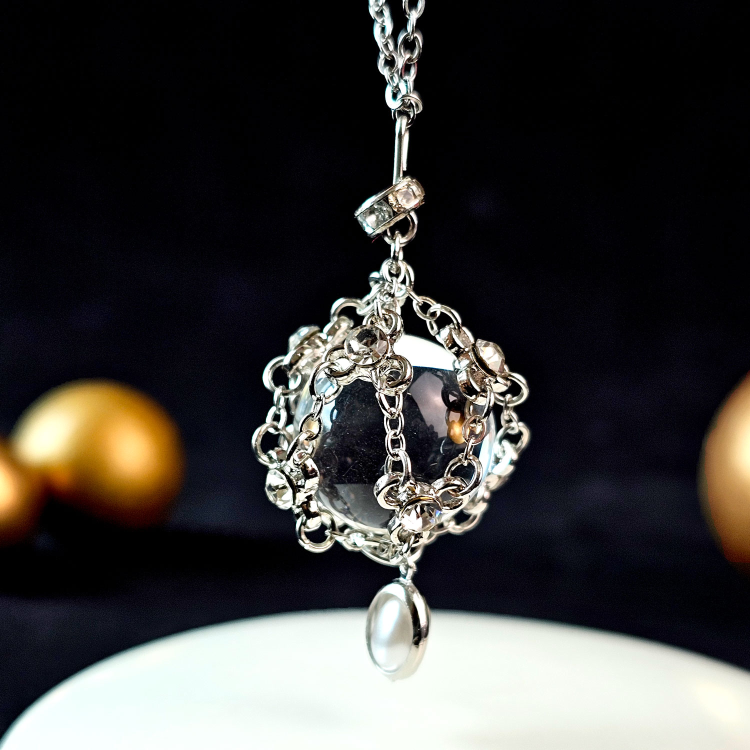 15 Jun - Clear Quartz Pendant Set