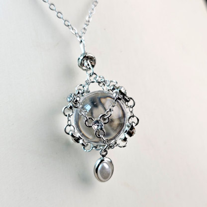 15 Jun - Clear Quartz Pendant Set
