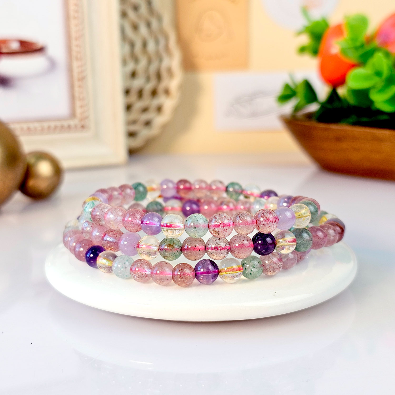 17 Jun - Strawberry Stone Rosay Bracelet