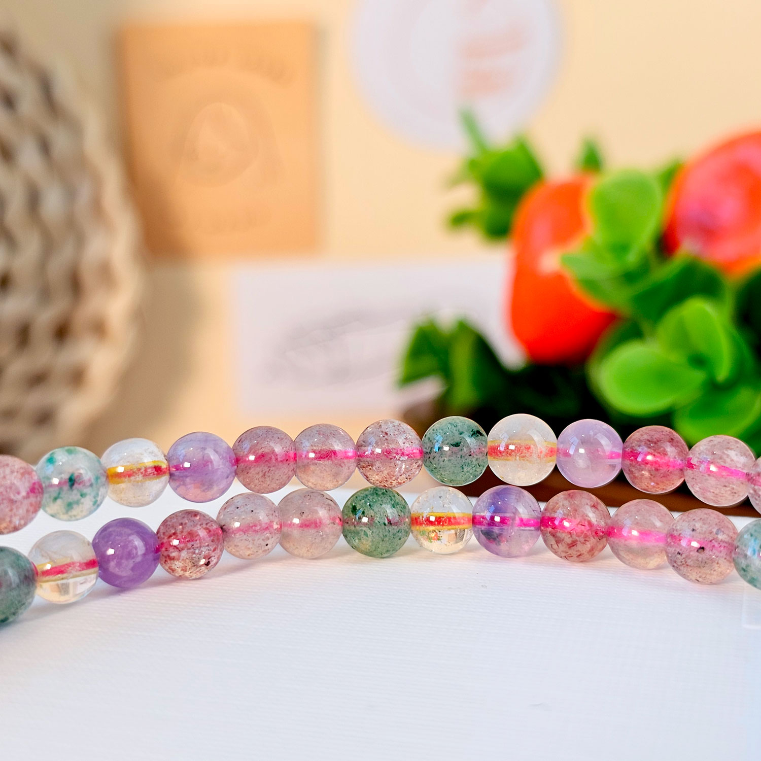 17 Jun - Strawberry Stone Rosay Bracelet